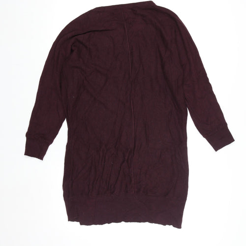 Dunnes Women’s Burgundy Long Sleeve Knit Tunic Size 12
