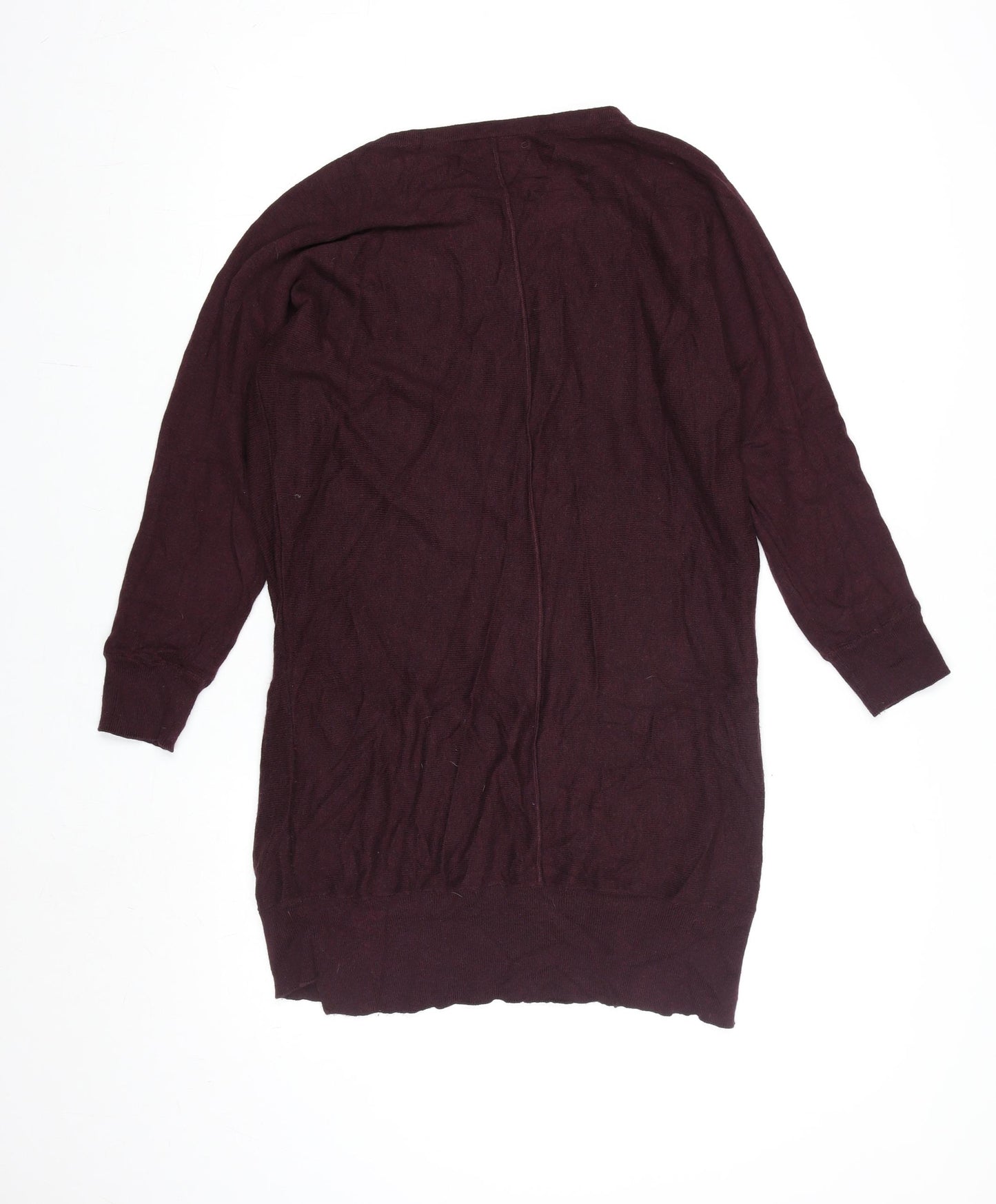 Dunnes Women’s Burgundy Long Sleeve Knit Tunic Size 12