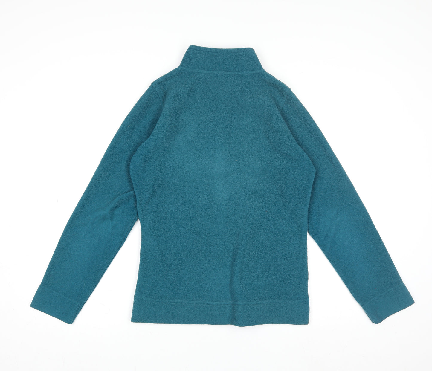 ISLE Essentials Womens Blue Fleece Full Zip Jacket Size 10-12