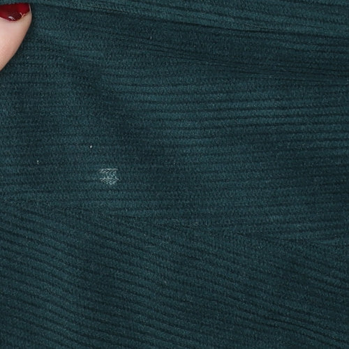 Cider Unisex Green Corduroy Straight Leg Trousers Size S