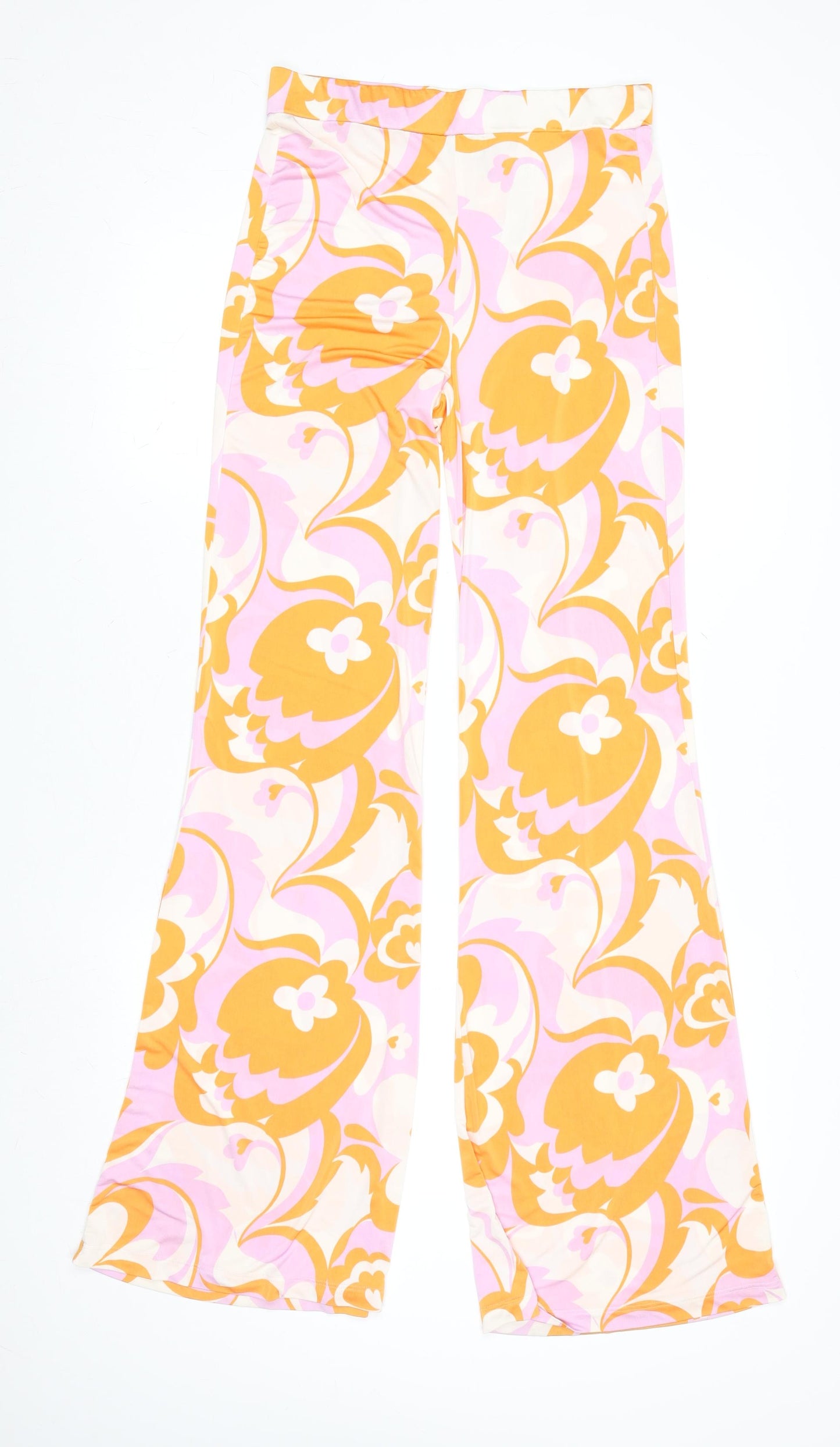 ZARA Women’s Multicoloured Floral High Waisted Leggings Size 12