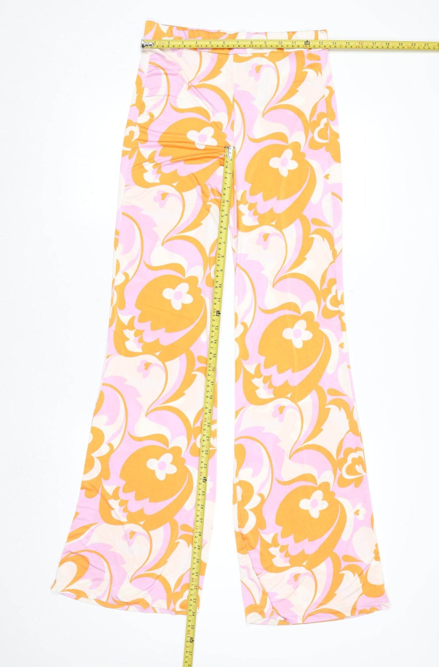 ZARA Women’s Multicoloured Floral High Waisted Leggings Size 12