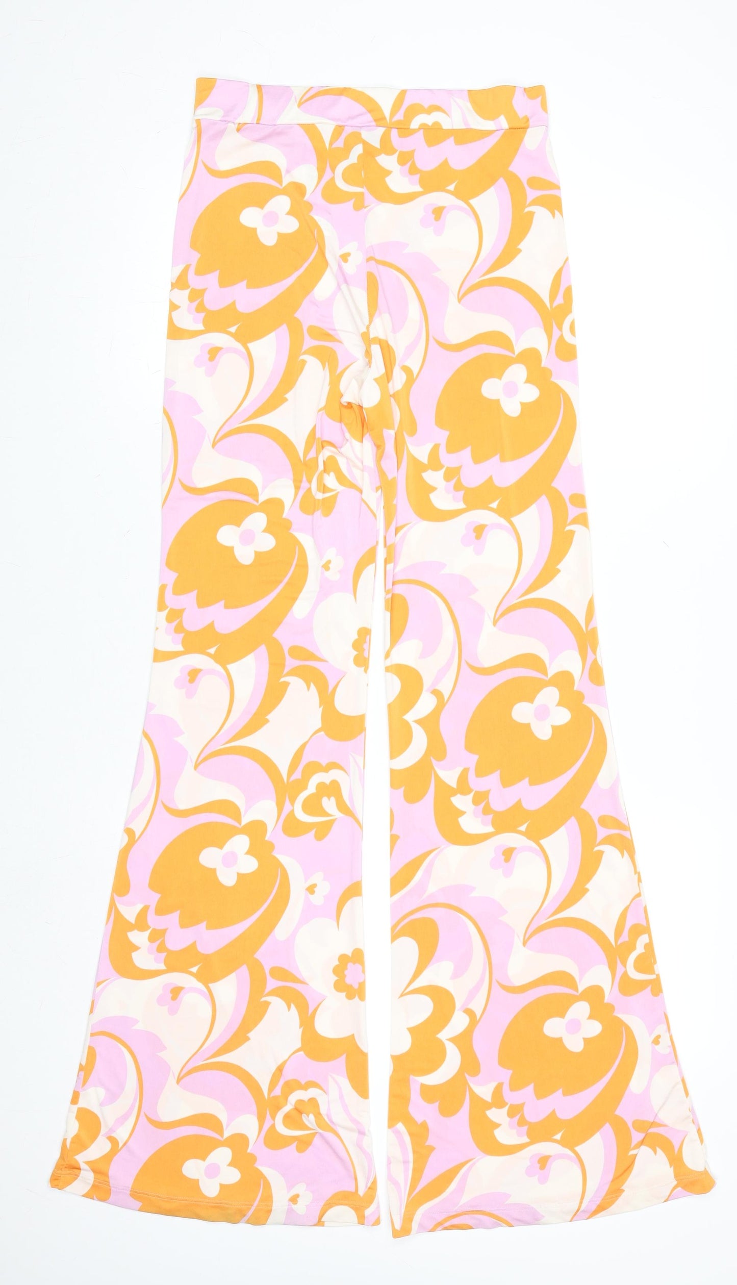 ZARA Women’s Multicoloured Floral High Waisted Leggings Size 12