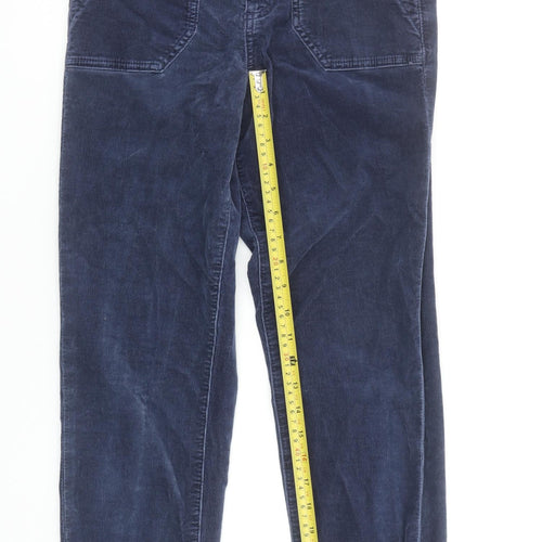 Marks and Spencer Women's Navy Corduroy Jogger Size 6 Regular
