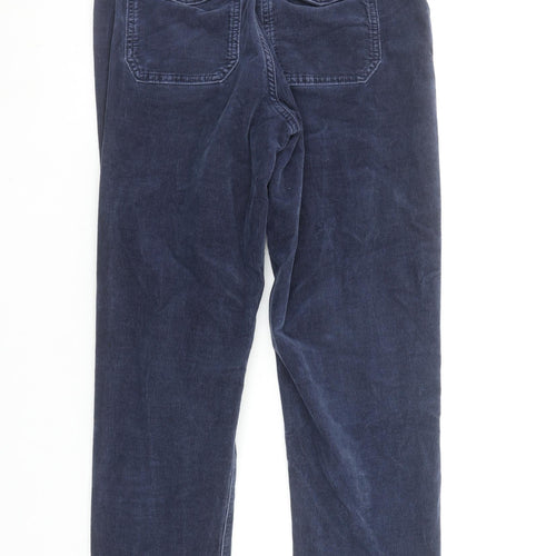 Marks and Spencer Women's Navy Corduroy Jogger Size 6 Regular
