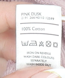 b casual Women Pink A-Line Cotton Midi Skirt Size 14