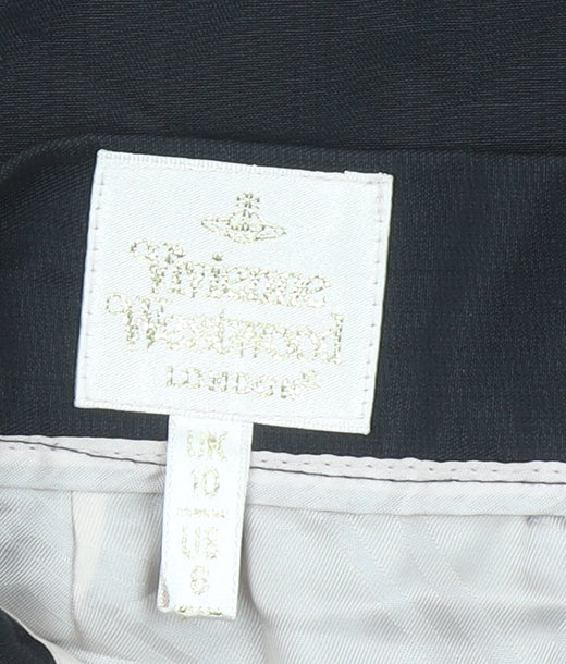 Vivienne Westwood Women’s Black Wool Pencil Skirt Size 10