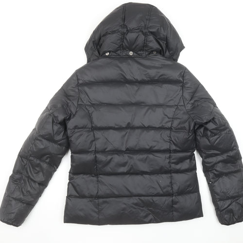 Best Company Womens Black L Hooded Puffer Jacket