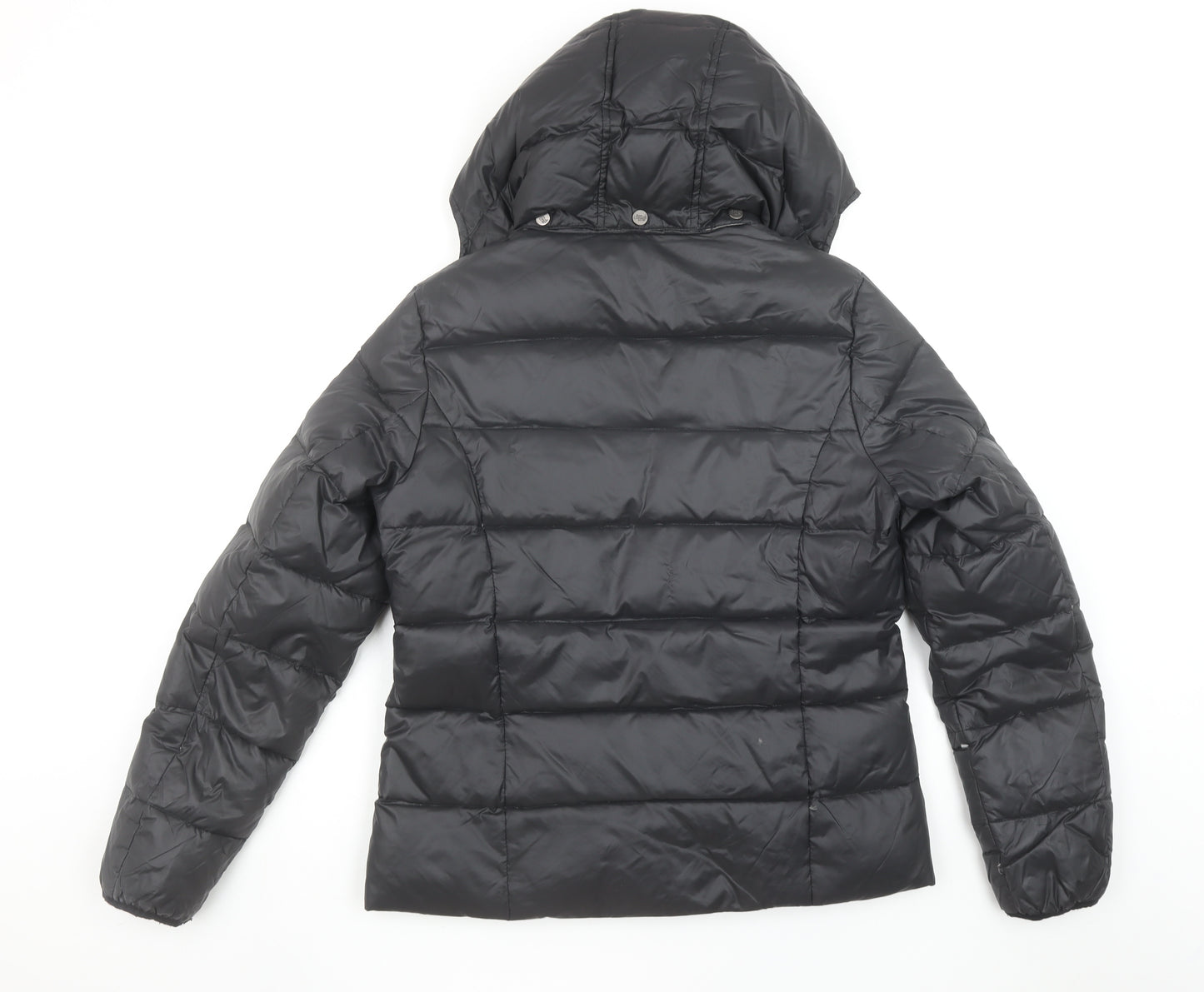 Best Company Womens Black L Hooded Puffer Jacket