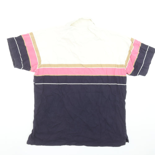 Henri Lloyd Men’s Multicoloured XL Striped Cotton Polo Shirt