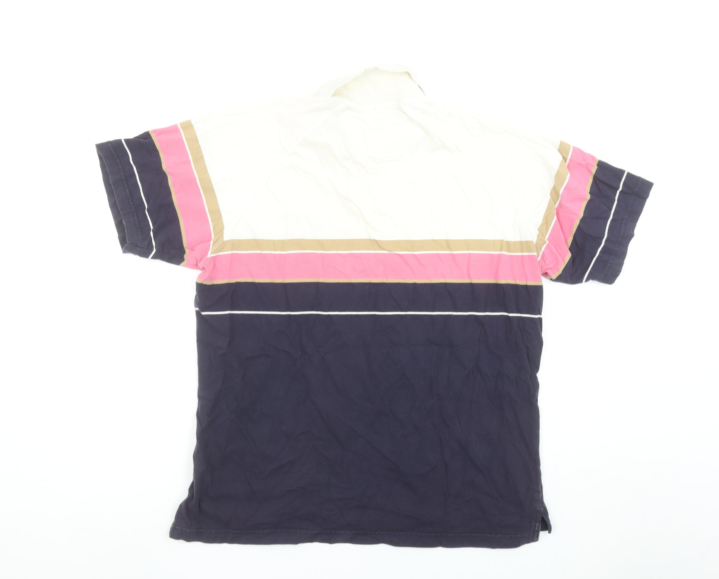 Henri Lloyd Men’s Multicoloured XL Striped Cotton Polo Shirt