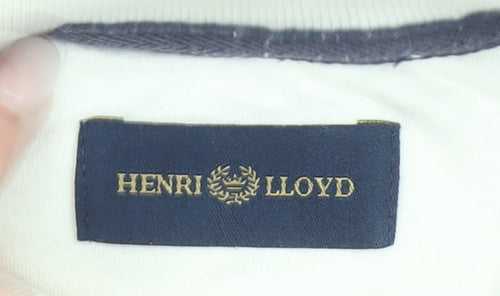 Henri Lloyd Men’s Multicoloured XL Striped Cotton Polo Shirt