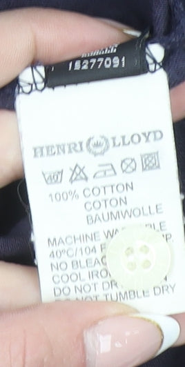 Henri Lloyd Men’s Multicoloured XL Striped Cotton Polo Shirt