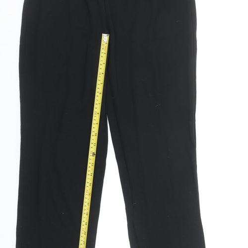 Marks and Spencer Women Black Size 12 Regular Stretch Leggings