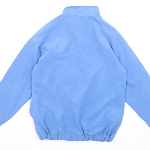 Cotton Traders Men's Blue Pullover Sweatshirt S High Neck Lightweight