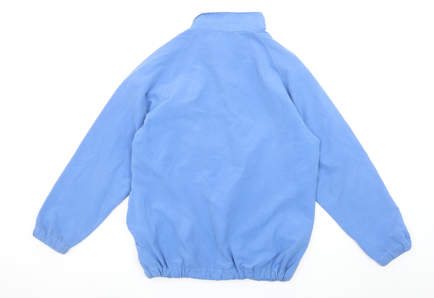 Cotton Traders Men's Blue Pullover Sweatshirt S High Neck Lightweight