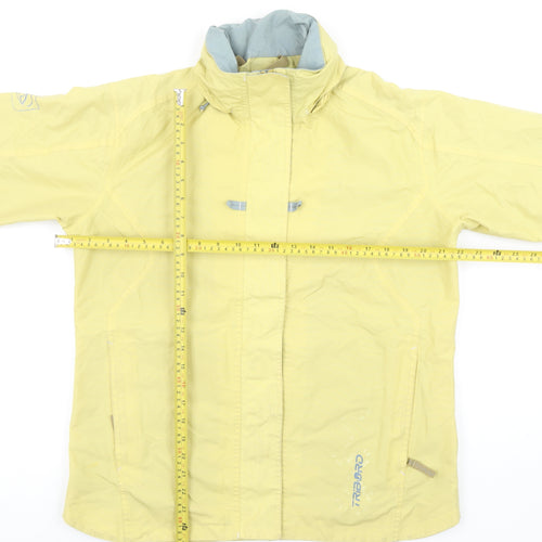 Tribord Women's Yellow Waterproof Rain Jacket Size L Outdoor Coat