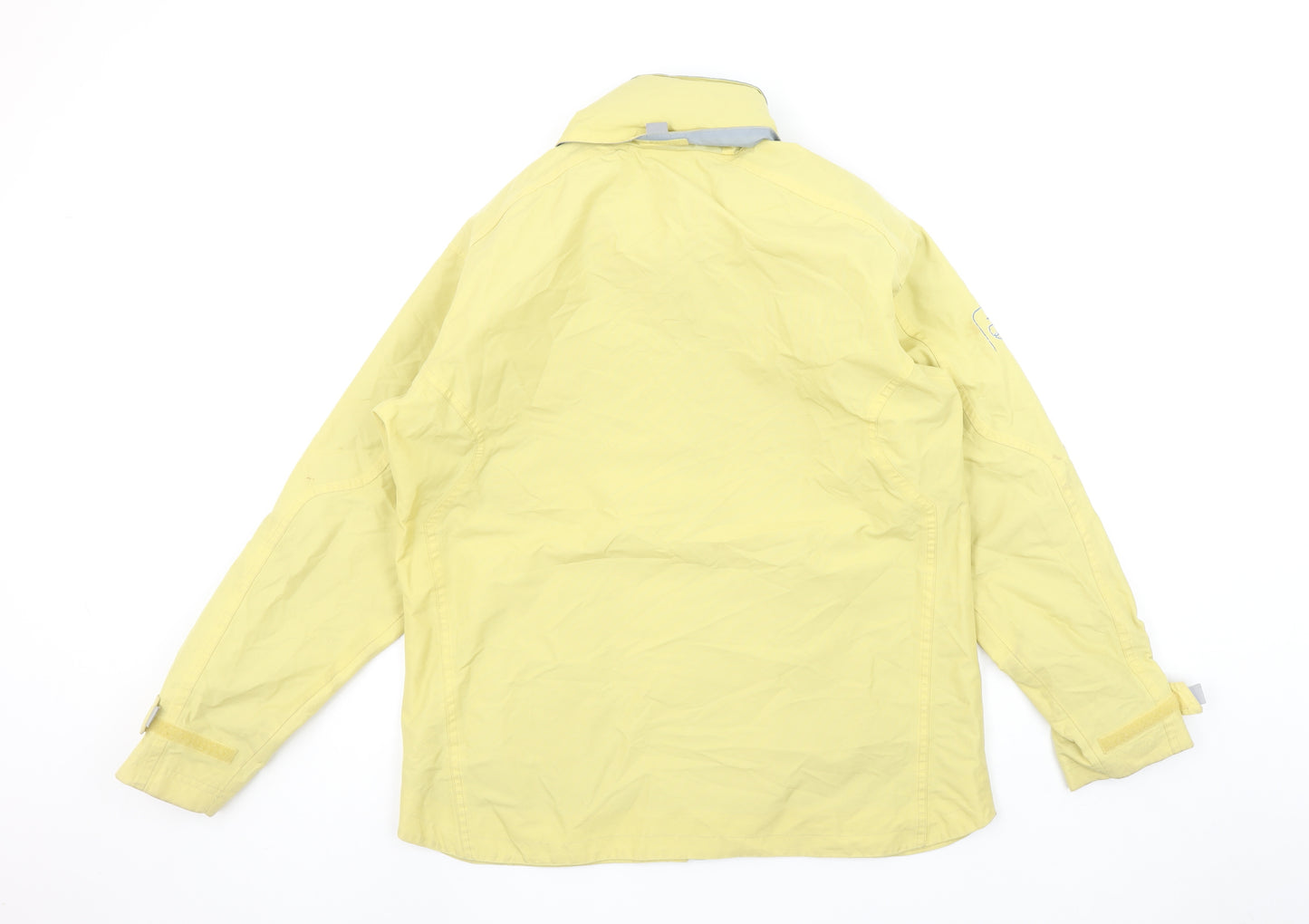 Tribord Women's Yellow Waterproof Rain Jacket Size L Outdoor Coat