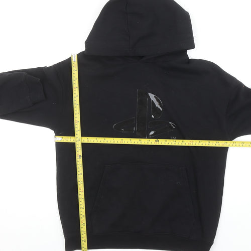 H&M Teens Black PlayStation Hooded Pullover Sweatshirt UK 12-14Y