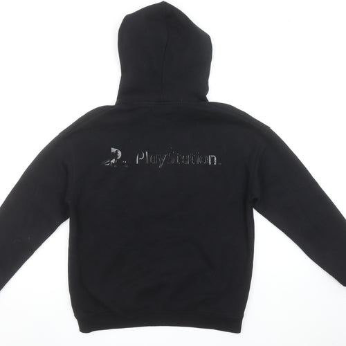H&M Teens Black PlayStation Hooded Pullover Sweatshirt UK 12-14Y