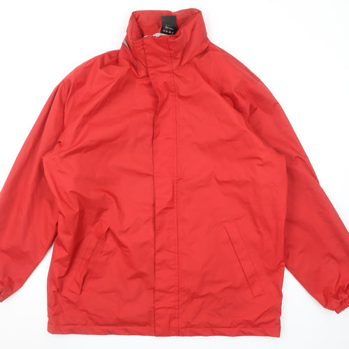 R206X Men’s Red Full Zip Lined Lightweight Jacket XL