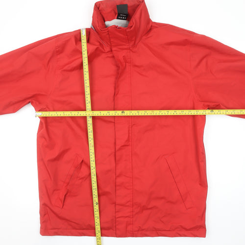 R206X Men’s Red Full Zip Lined Lightweight Jacket XL