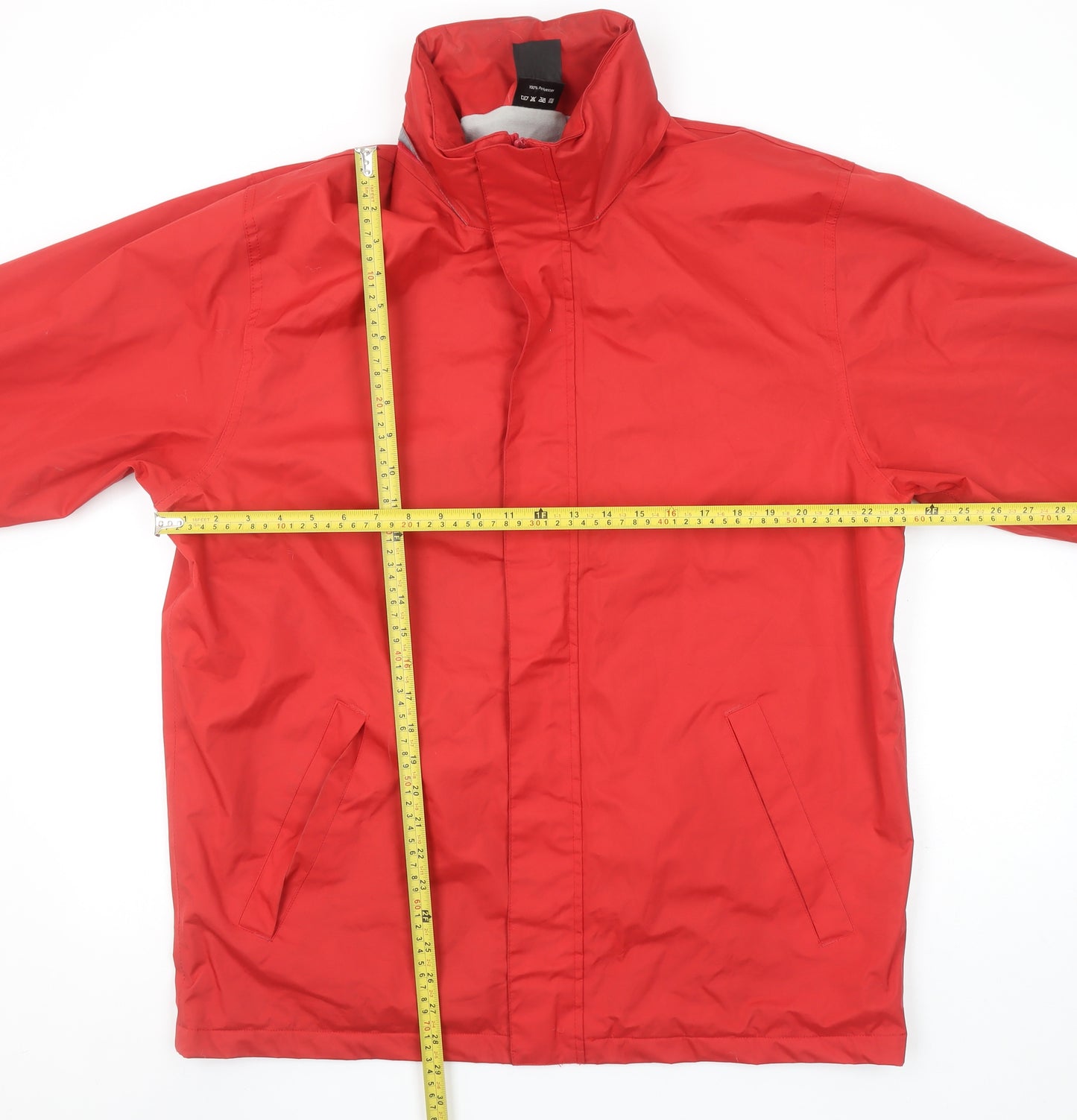 R206X Men’s Red Full Zip Lined Lightweight Jacket XL