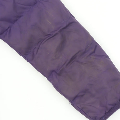 Mountain Warehouse Boys Purple Hooded Puffer Jacket 5-6 Years