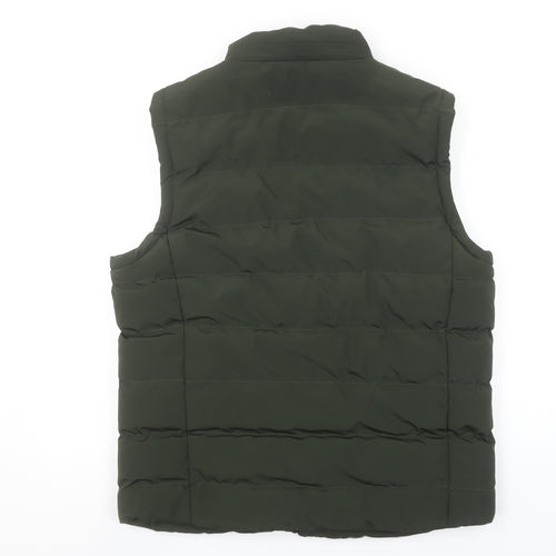 Zhang Hao Womens Green 2XL Puffer Waistcoat Gilet Full Zip