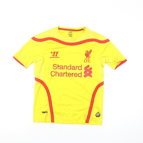 Warrior Boys Yellow Liverpool FC Football Jersey T-Shirt 13-14 Years