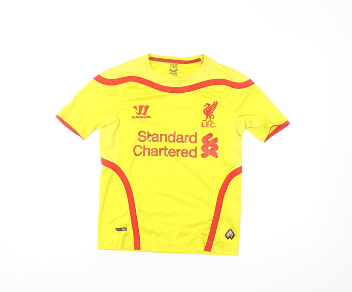 Warrior Boys Yellow Liverpool FC Football Jersey T-Shirt 13-14 Years