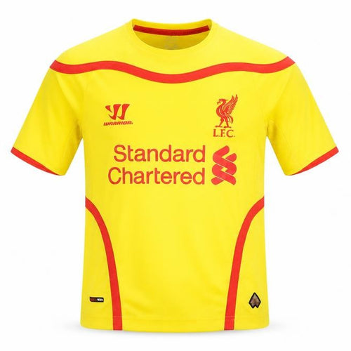 Warrior Boys Yellow Liverpool FC Football Jersey T-Shirt 13-14 Years