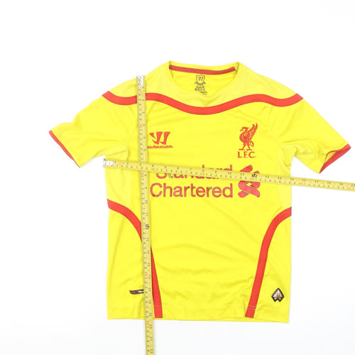 Warrior Boys Yellow Liverpool FC Football Jersey T-Shirt 13-14 Years