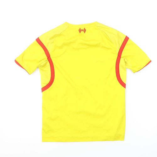 Warrior Boys Yellow Liverpool FC Football Jersey T-Shirt 13-14 Years