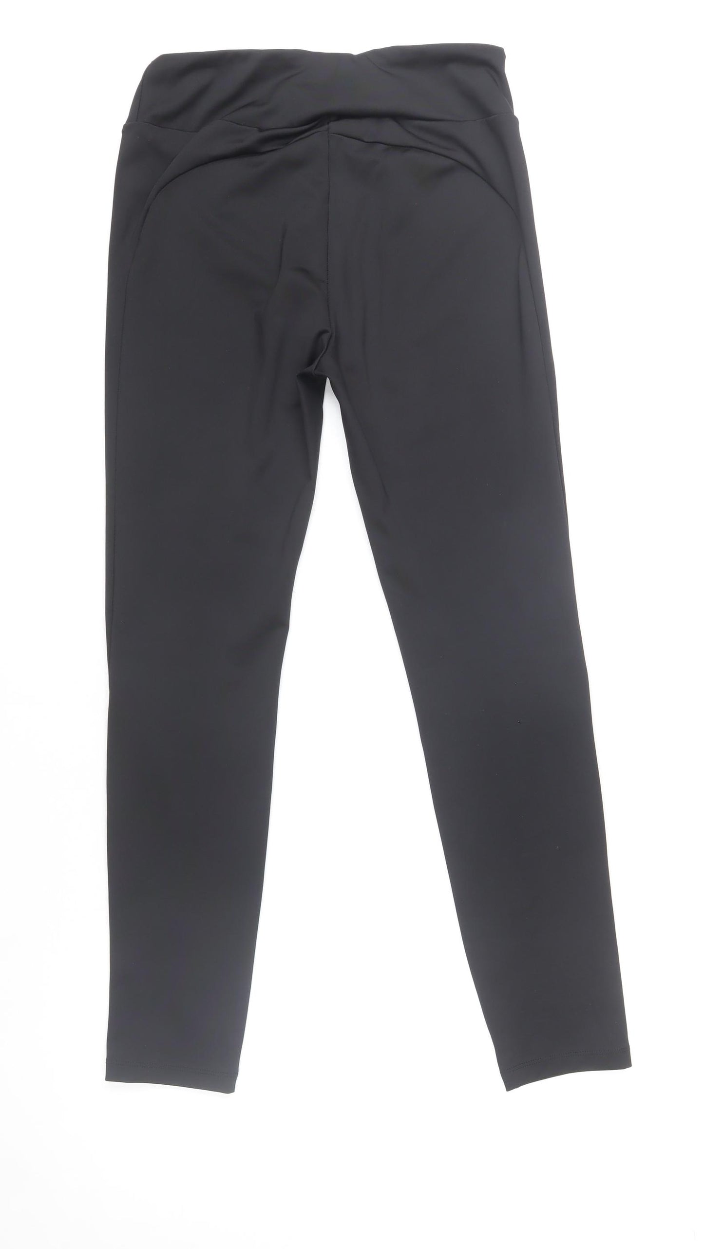 Lefties Women's Black Sportswear Leggings M Slim Fit Stretch Activewear