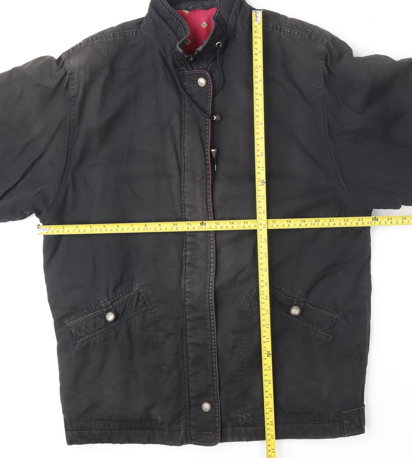 Marks and Spencer Women’s Black Cotton Lined Jacket Size 16