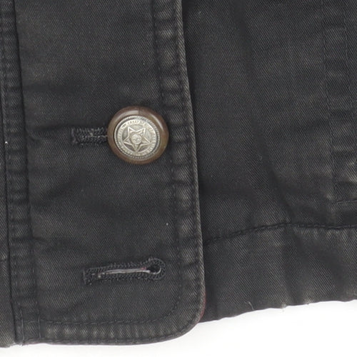 Marks and Spencer Women’s Black Cotton Lined Jacket Size 16
