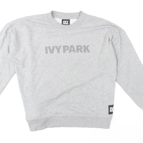 IVY PARK Men’s Grey Crew Neck Pullover Sweatshirt M