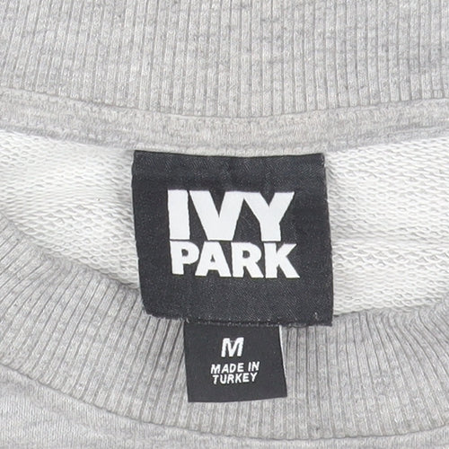 IVY PARK Men’s Grey Crew Neck Pullover Sweatshirt M