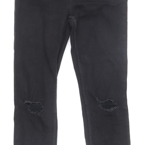 New Look Women Black Size 10 High Waist Skinny Jeans Hallie