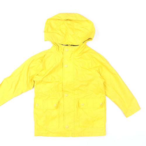 Baby GAP Boys Yellow Hooded Waterproof Rain Coat 4 Years