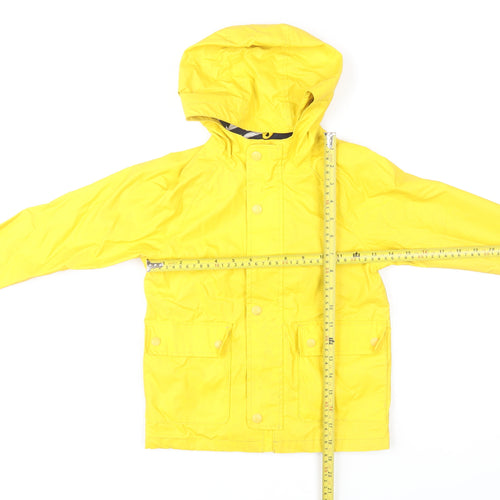 Baby GAP Boys Yellow Hooded Waterproof Rain Coat 4 Years