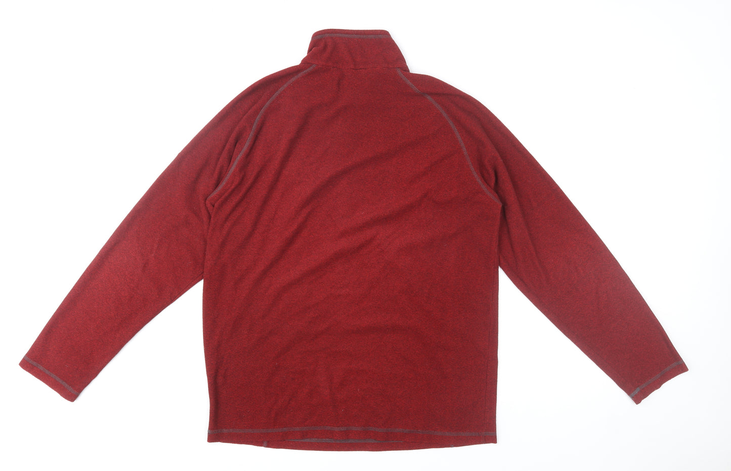 Regatta Mens Red Fleece 1/2 Zip Pullover Sweatshirt Size L