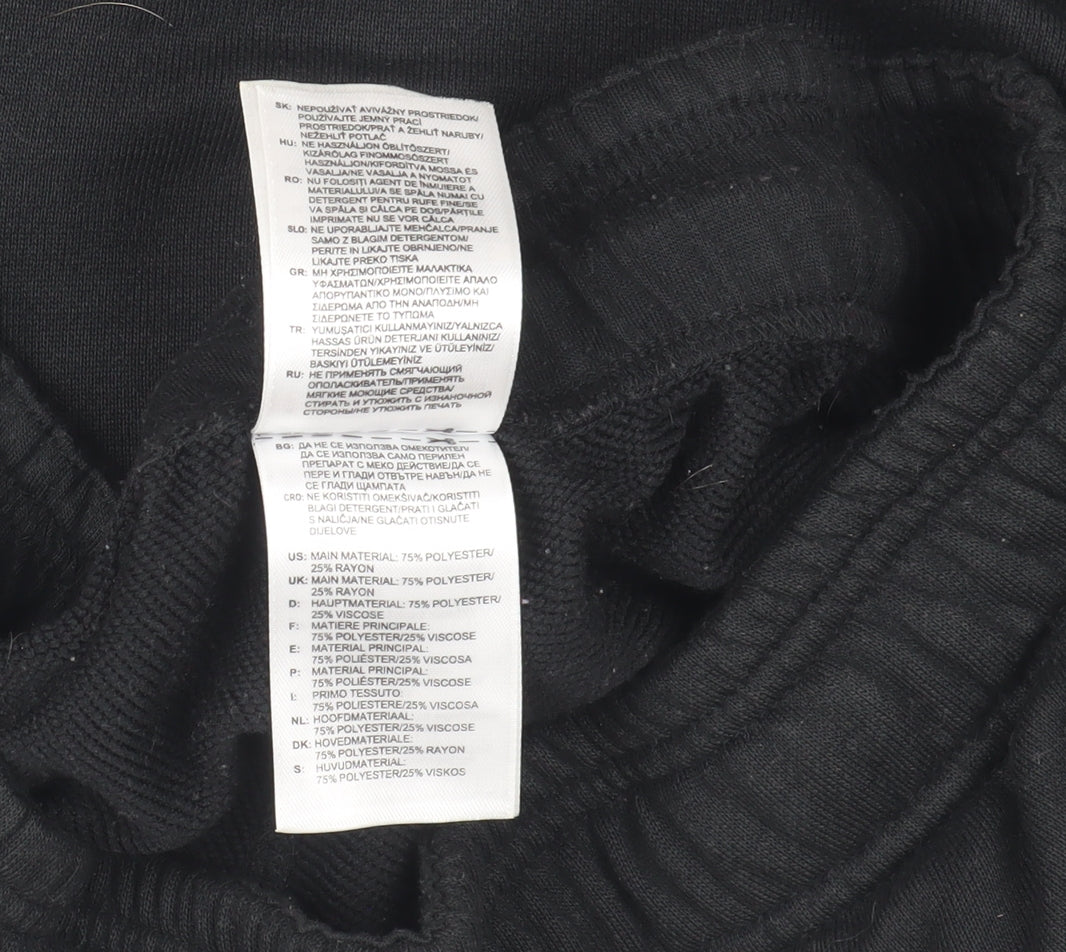 Adidas Men Black Climalite Jogger Sweatpants Size M