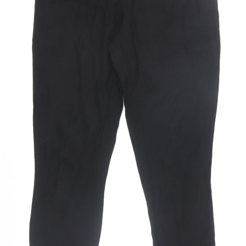 Trenery Women’s Black Jogger Trousers Size 6 Elastic Waist