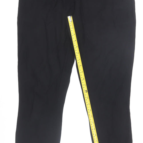 Trenery Women’s Black Jogger Trousers Size 6 Elastic Waist