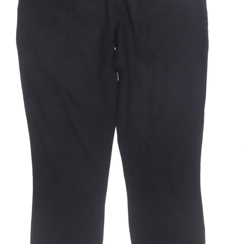 Trenery Women’s Black Jogger Trousers Size 6 Elastic Waist
