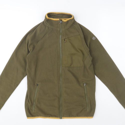 Craghoppers Boys Green Fleece Full Zip Outdoor Jacket 11-12 Years