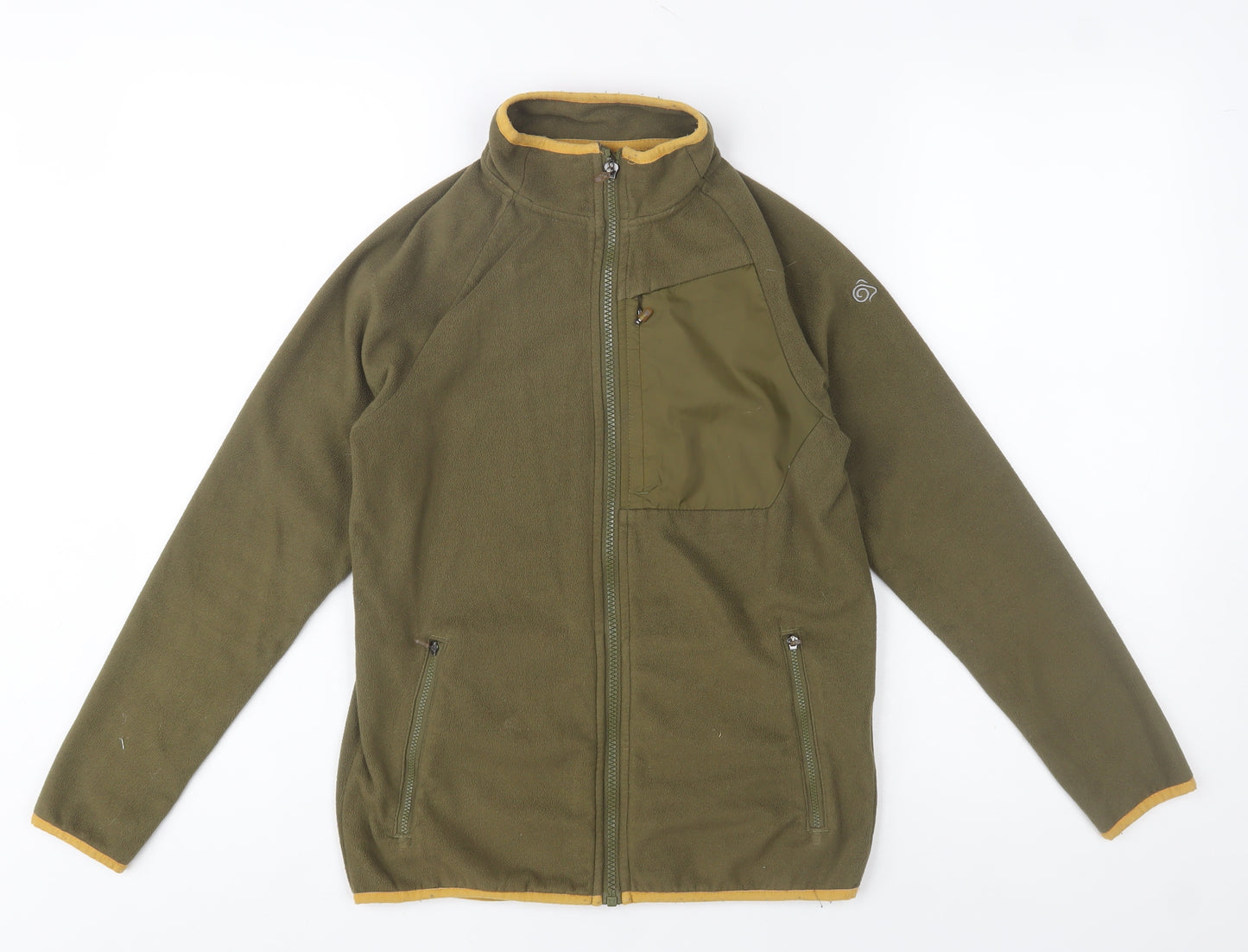 Craghoppers Boys Green Fleece Full Zip Outdoor Jacket 11-12 Years