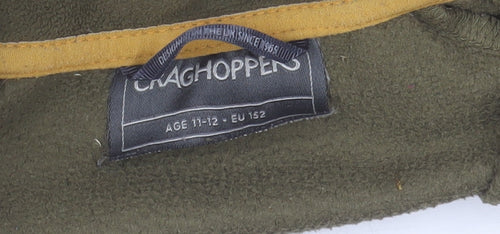 Craghoppers Boys Green Fleece Full Zip Outdoor Jacket 11-12 Years